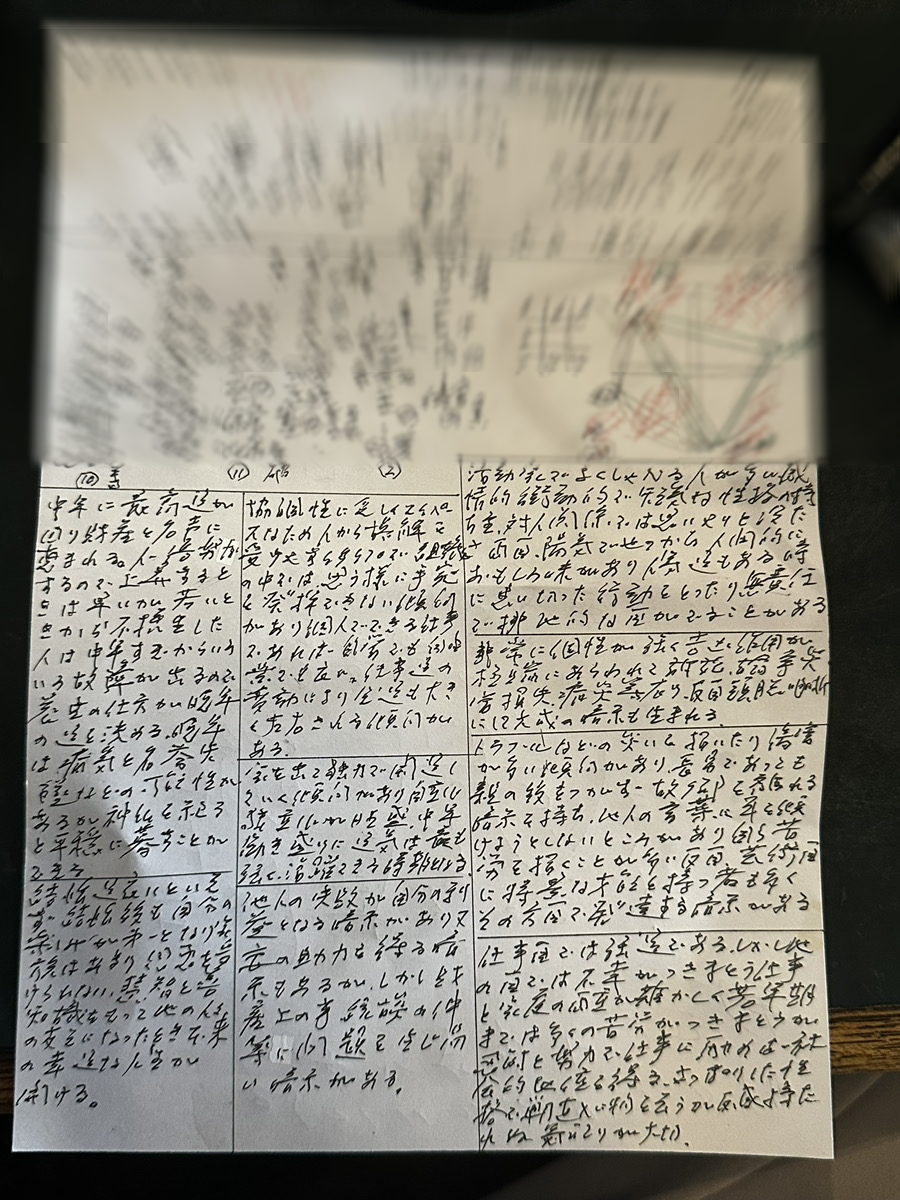 マスターの鑑定メモ